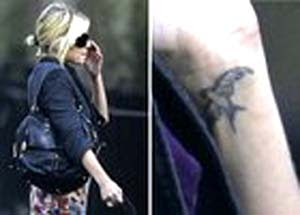 Sienna Miller star tattoos