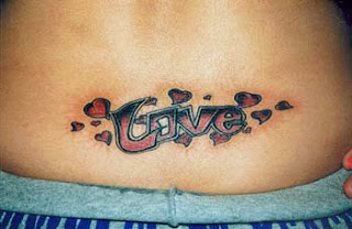 Love sign heart love tattoos