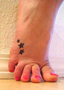 image of Star foot Tattoo