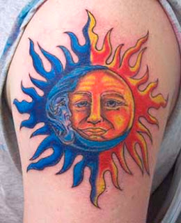 image of Tribal Sun Tattoo