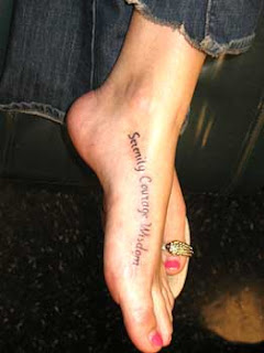 picture of lettering tattoo