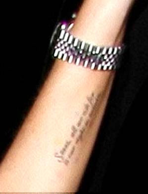 Lindsay Lohan Tattoos on Lindsay Lohan New Sixth Tattoo   Tattoo Designs