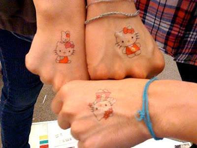 pictures of hello kitty tattoos
