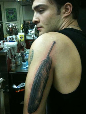 Ed westwick new arm tattoo designs