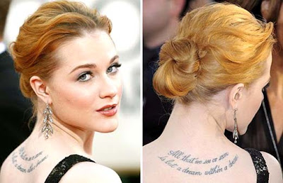 evan rachel wood letter tattoo