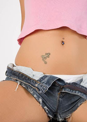 lizard tattoo design for girls