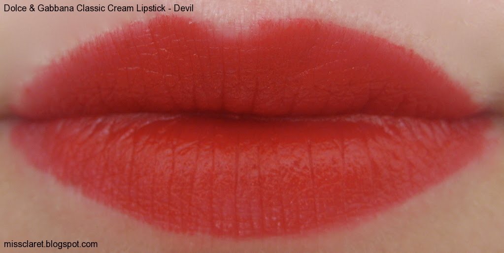 dolce and gabbana devil lipstick