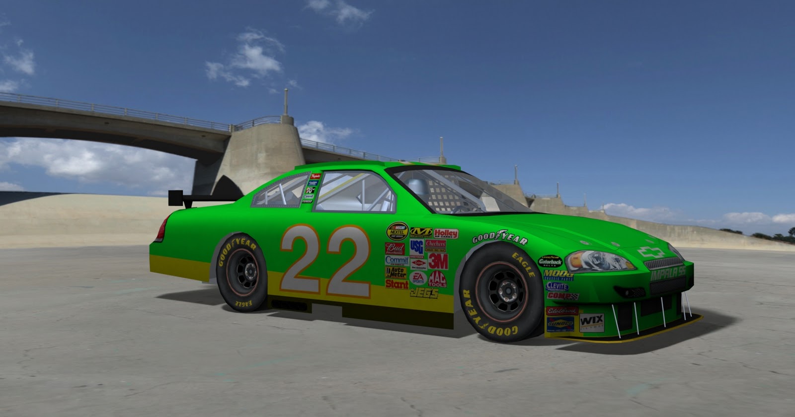 ZincVIZ Race car paint job rendering