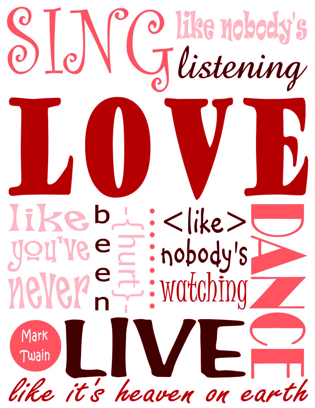 Snips &amp; Spice: Subway Art {Free Printables}
