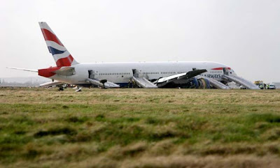 Accidente de un avión de British Airways en Heathrow