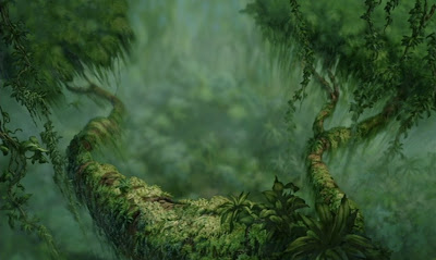 Animation Backgrounds: TARZAN (Disney, 1999)