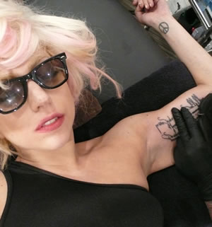 lady gaga tattoos pictures