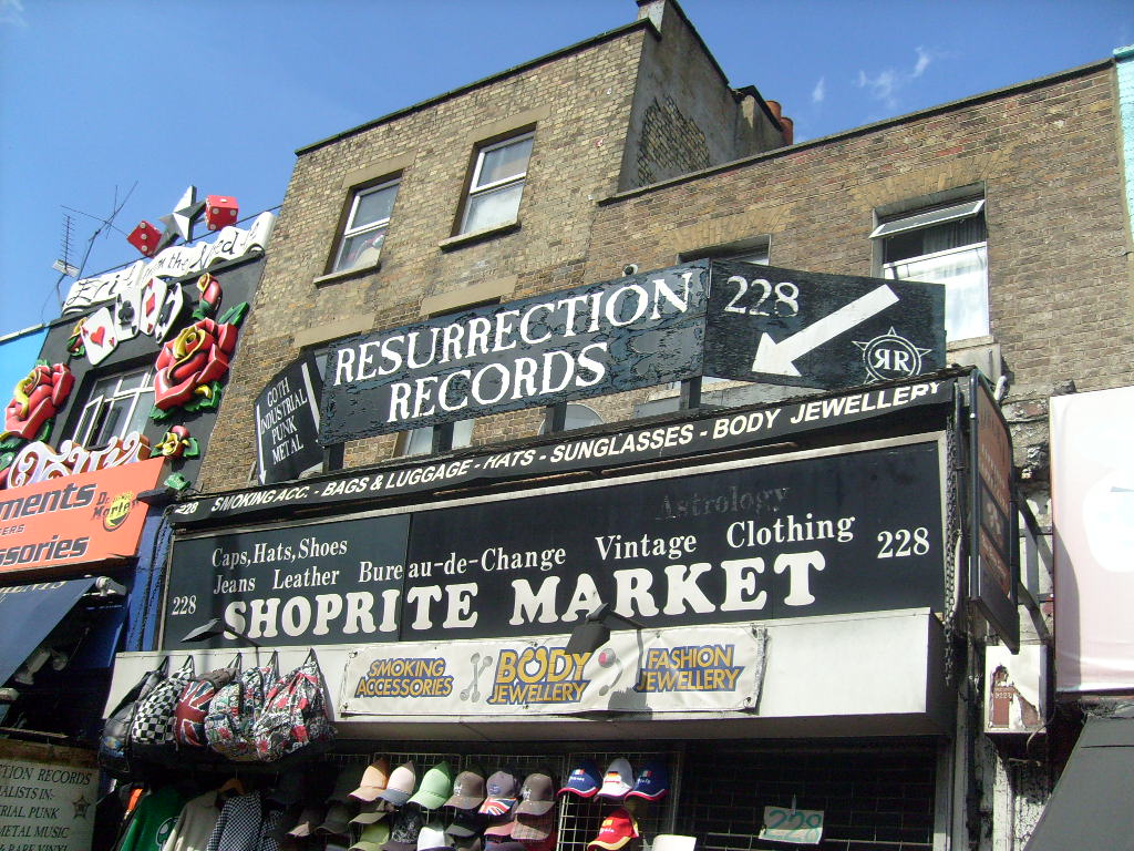 MuhMur Secondhand Record Shops 3 Camden, London.