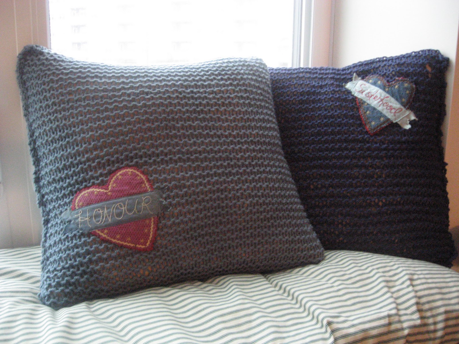 Domestic Bliss Knitted Pillow Covers