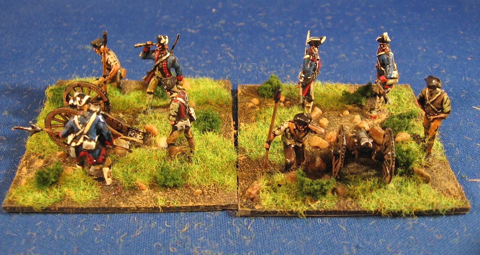 Bob's Miniature Wargaming Blog: AWI 1/72 American DBHx Artillery
