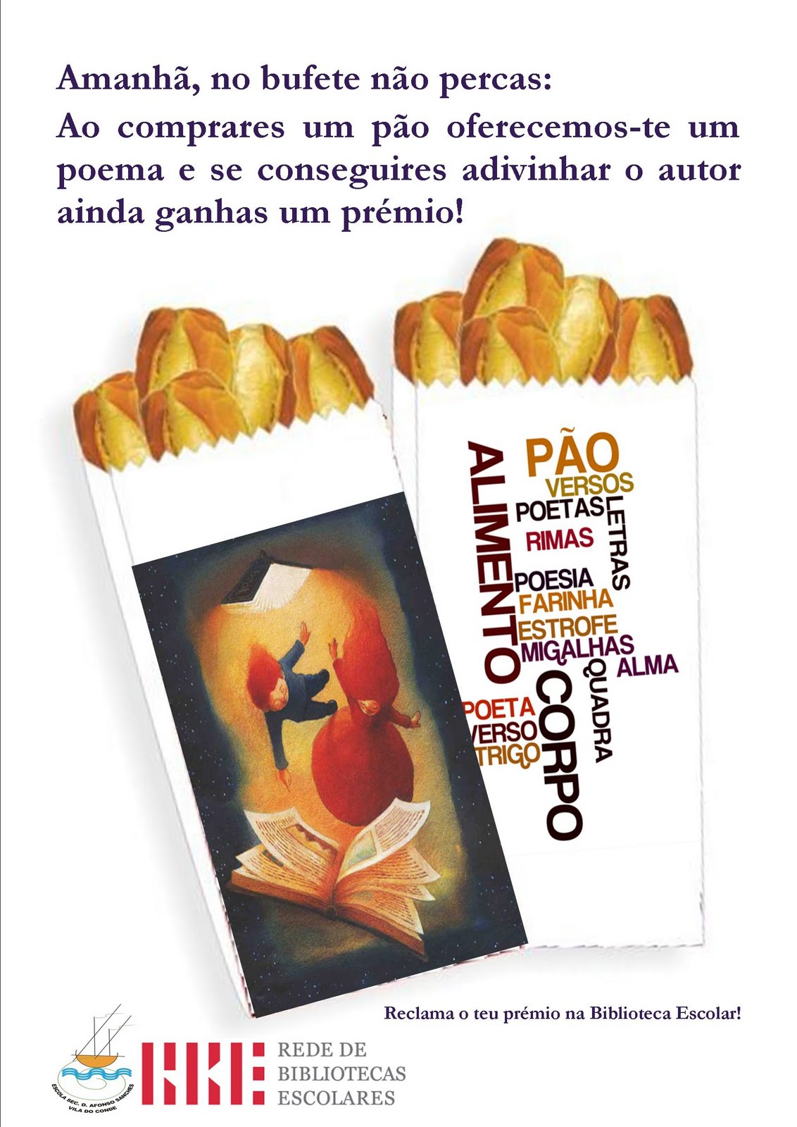 Biblioteca Escolar D. Afonso Sanches: Pão com Rimas