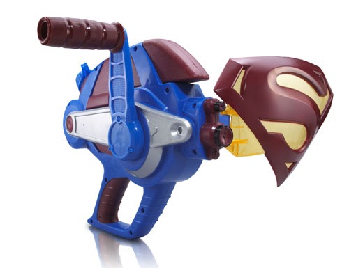 Design and technology: Superman Water Gun Crank Toy