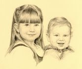 While in Newfoundland, Helena started doing pencil drawings
