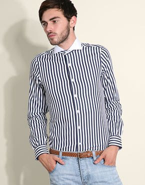 Men's Fashion & Style Aficionado: Gant Fitted Highland Satin Stripe