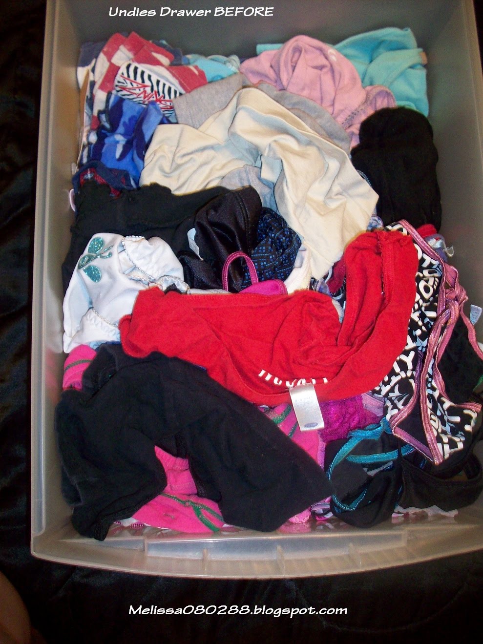 Affordable Beauty by Melissa How to organize your Bra's, Undies, Socks & Swimsuits!