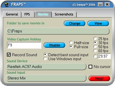 Zentrix (LEGACY): Fraps
