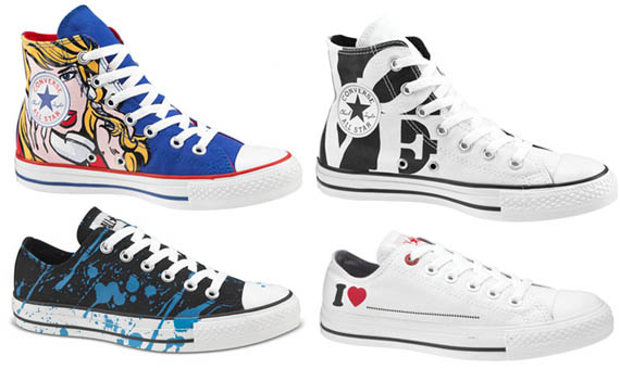 pop art converse shoes