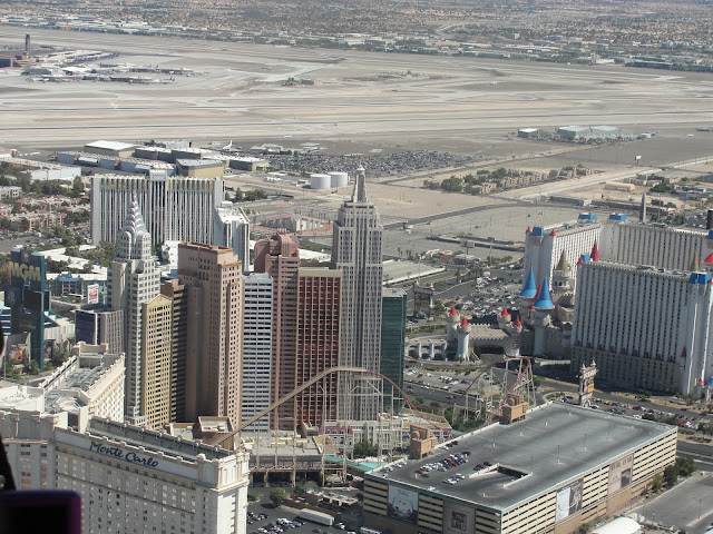 Vista da Strip do helicóptero, Las Vegas. Vista da Strip do helicóptero, Las Vegas.