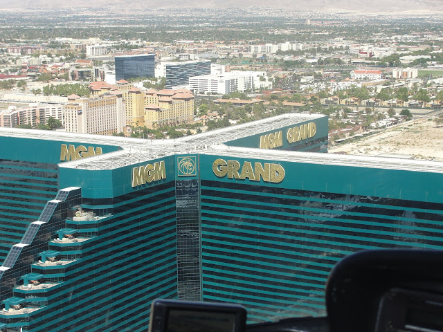 Vista da Strip do helicóptero, Las Vegas. Vista da Strip do helicóptero, Las Vegas.