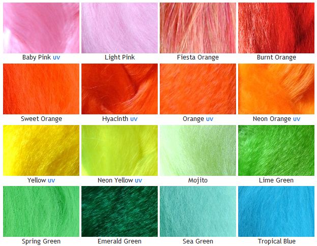 Imp And Petal: Synth Dread Color Chart