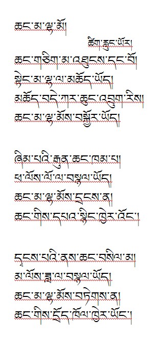 མཐའ་མི་མངོན་པའི་ནམ་ནཁའ།