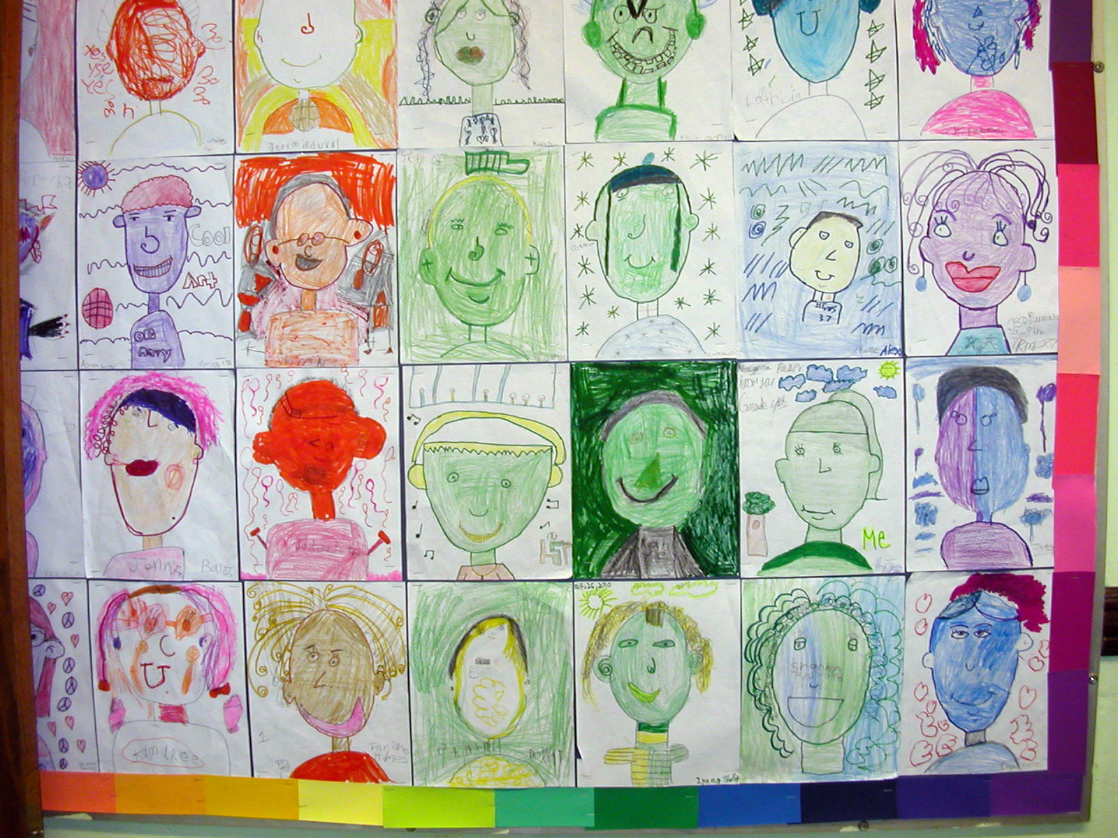 Fernwood Art Class: Colorful People, Colorful Portraits