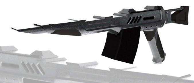 Alex Marshall: Sticky note gun: CAD underway