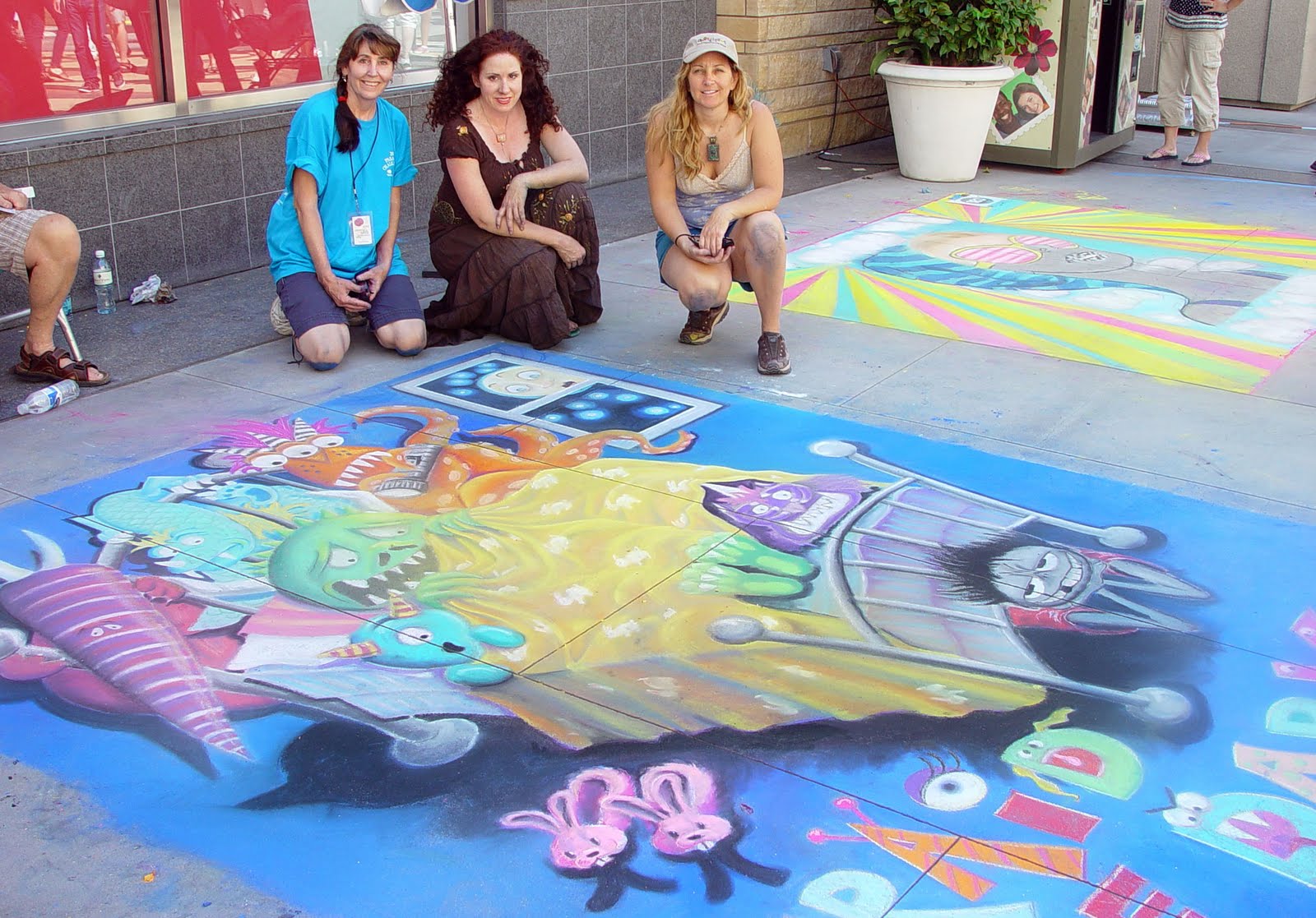 clem's art Pasadena Chalk Festival