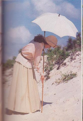 CHANEL CHANEL folding umbrella Nylon Beige Used Women CC Coco
