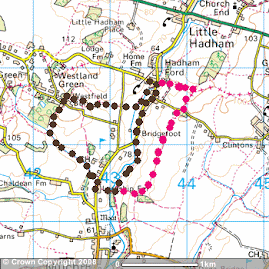 South Westerly route.