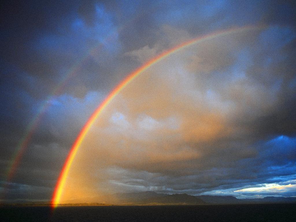 Night Rainbow Wallpaper Top Quality Wallpapers