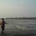 Fishermen throwing fish nets, sea shore fishing snaps from kerala beaches, FORT COCHIN beach
