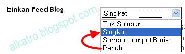 gambar Cara Setting Feed Blogger