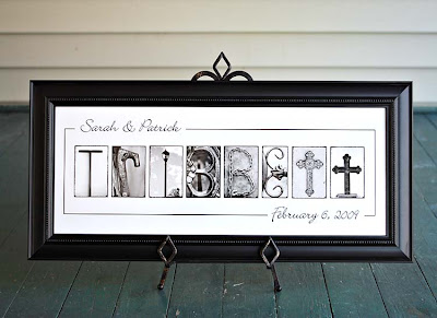 name frame, name frames, alphabet art, wedding gift, anniversary gift, bridal shower