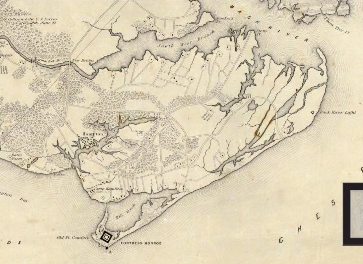 my military history research interests OLD POINT COMFORT background