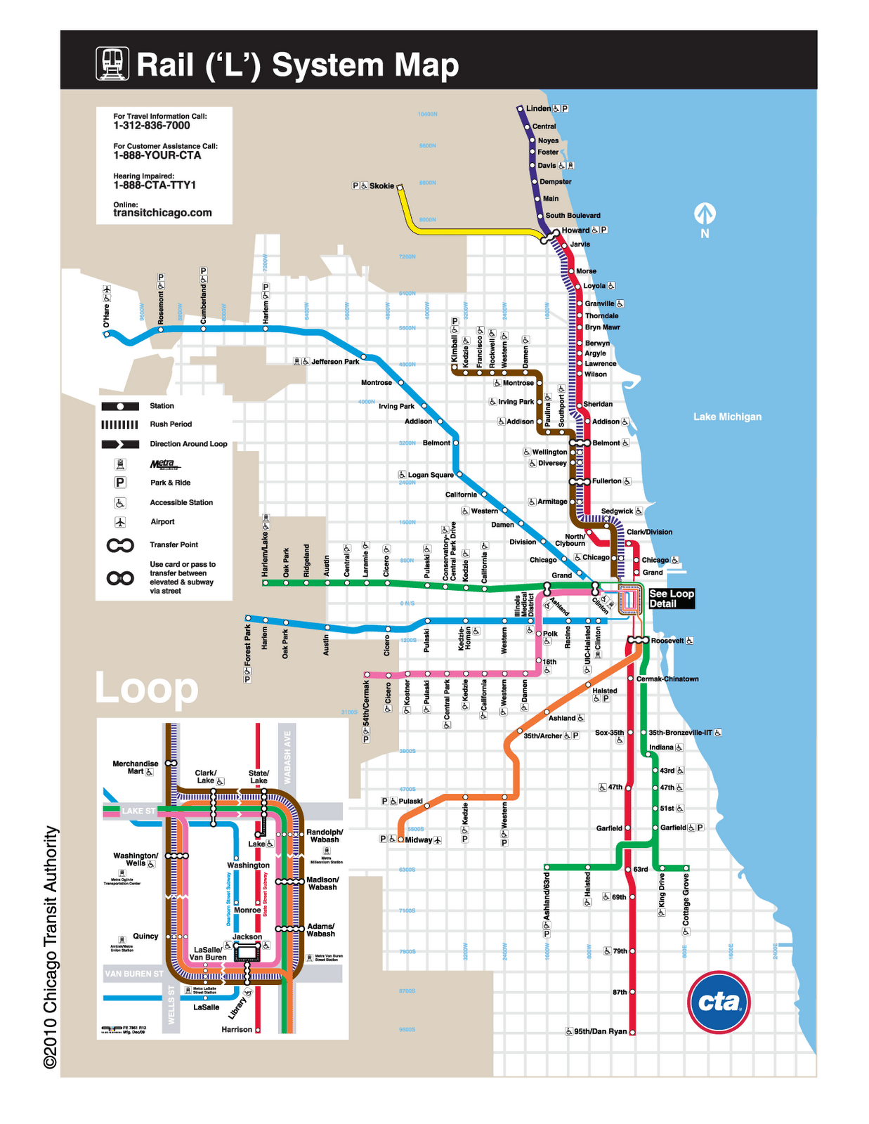 Metros del mundo Estación Apple en el Metro de Chicago!