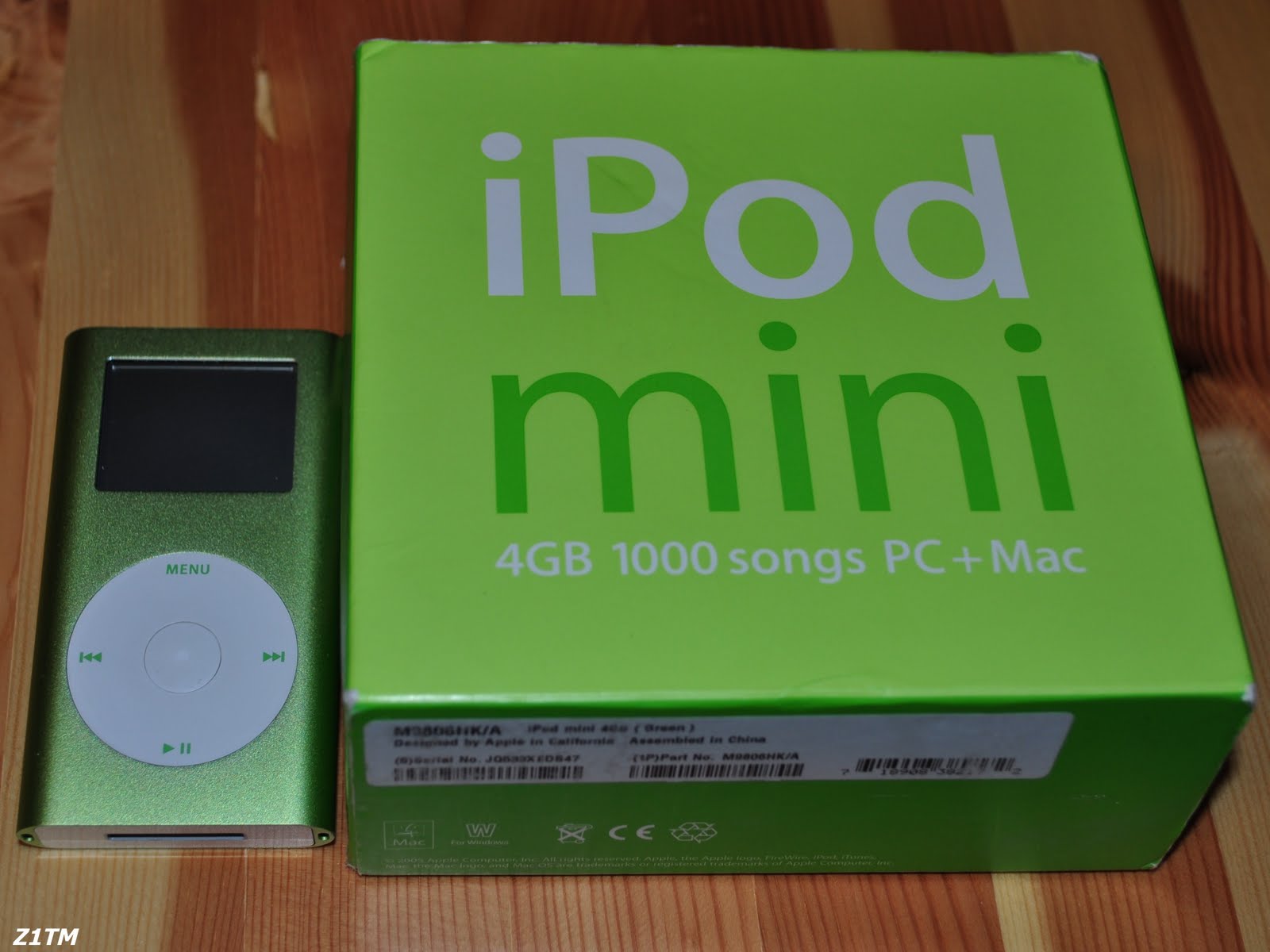 Z1TM: My iPod Collection
