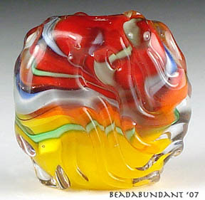 Psychedelic Fire bead