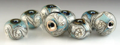 Triton and Ivory Encased Bead Set