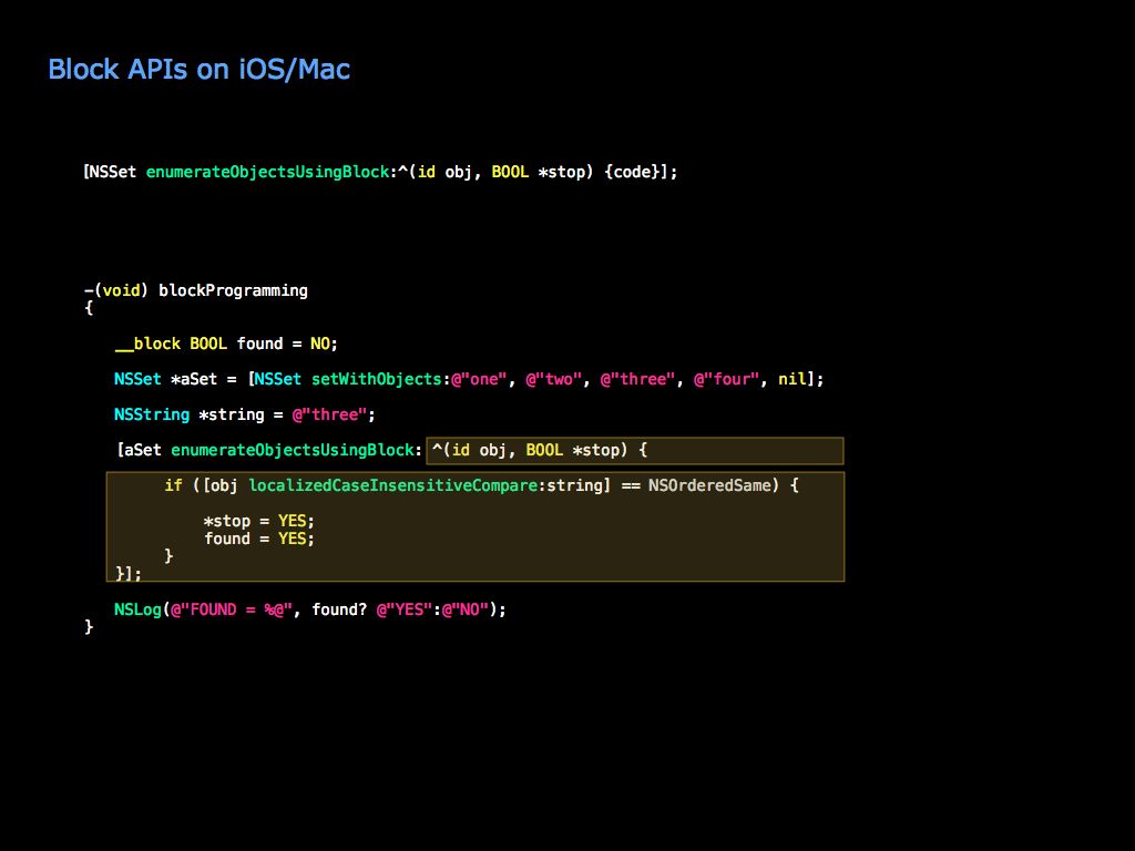 Technology And Programming: Block programming on Objective C