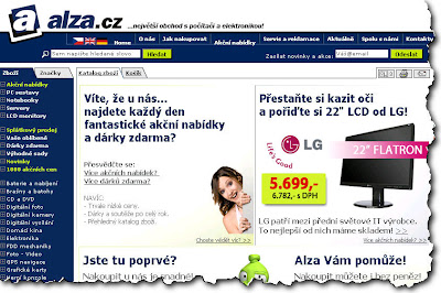 Alza Shop - nejlepší eshop v ČR