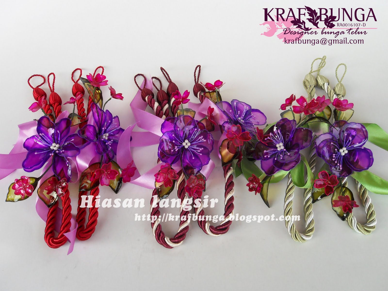 krafbunga: hiasan langsir