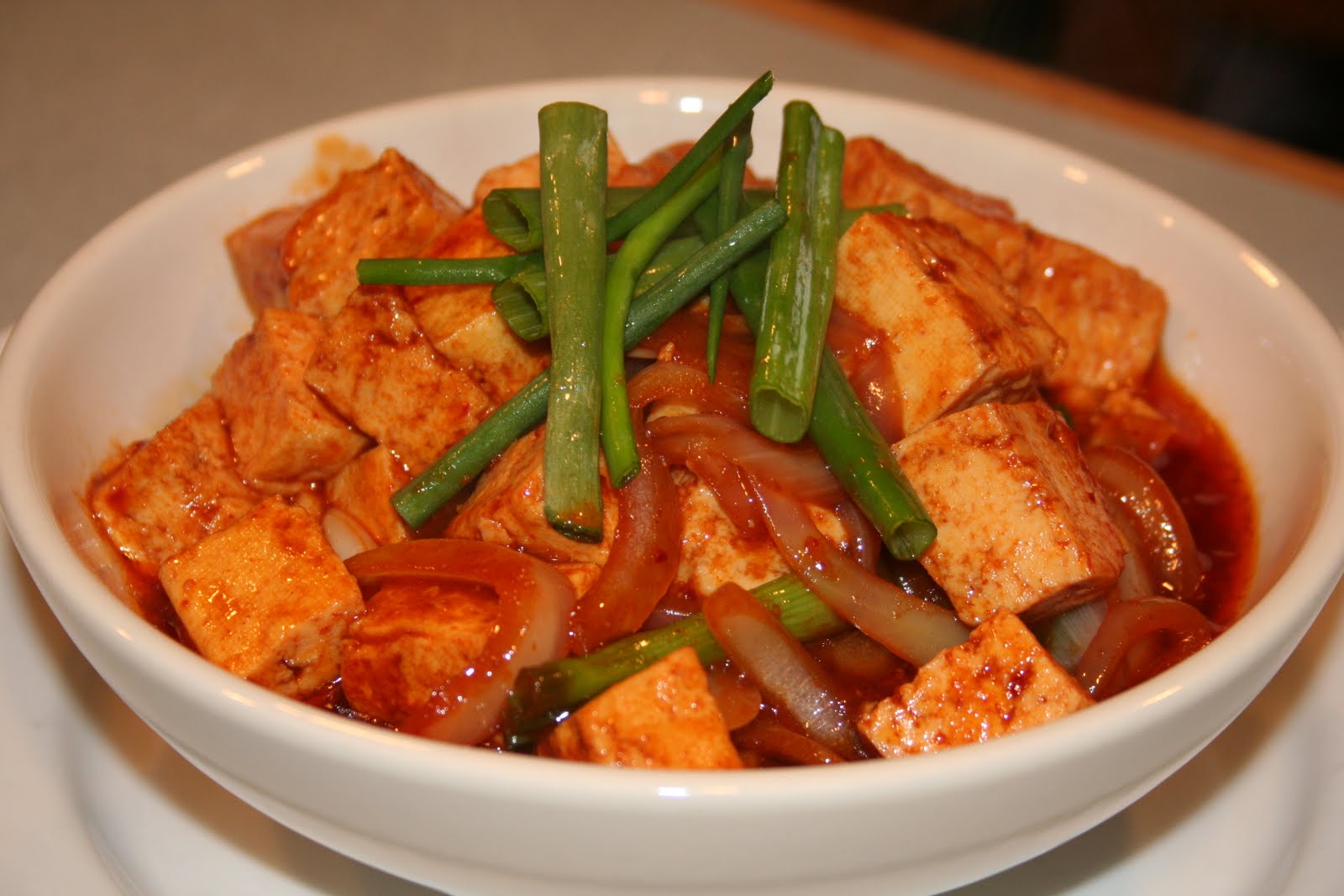 COOK WITH SUSAN Spicy Korean Tofu