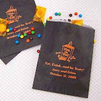 Personalized 6 x 8 Halloween Cake and Candy Bags