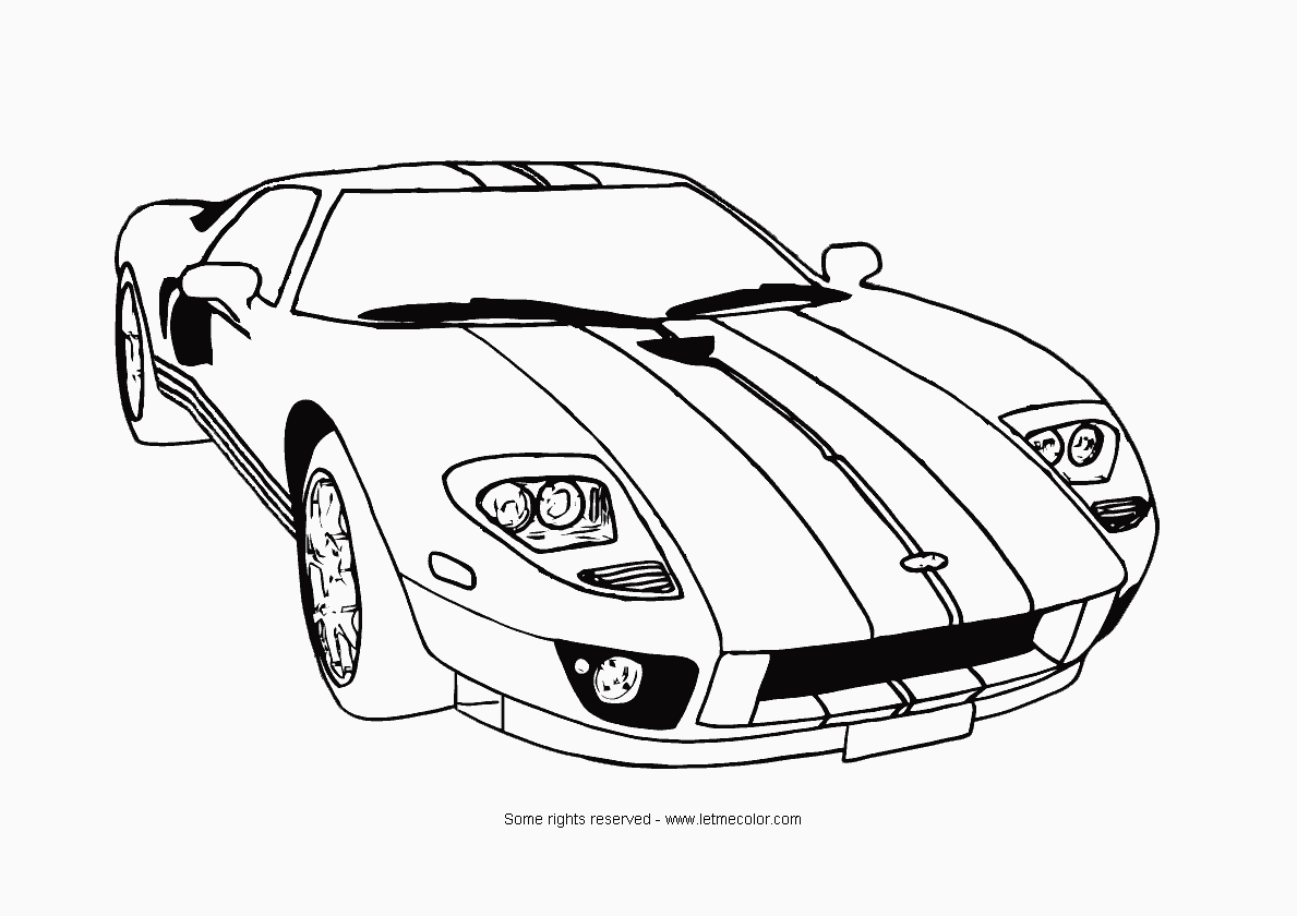 Cars Coloring Pages Printable Free